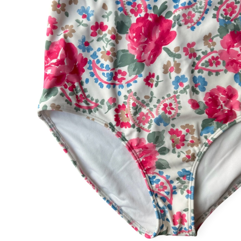 Abercrombie Kids Floral One Piece Swimsuit Size 15/16 - Picture 4 of 7
